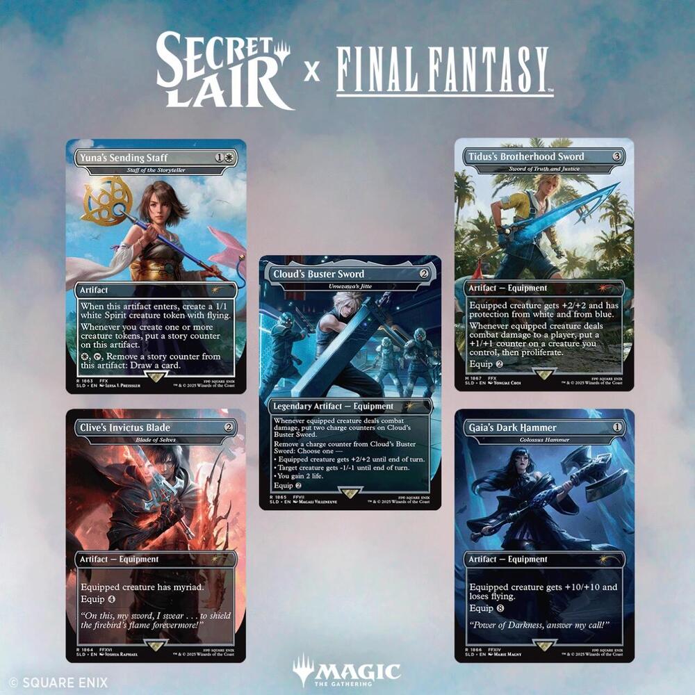 Secret Lair x FINAL FANTASY: Weapons - Non-Foil Edition - Secret Lair Drop Series (SLD)