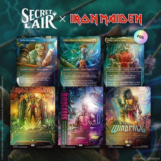 Secret Lair x Iron Maiden: Eddie Unchained - Rainbow Foil Edition