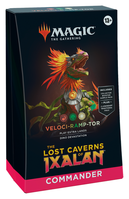 Magic: The Gathering Lost Caverns of Ixalan Commander Deck Case (All 4 Decks)