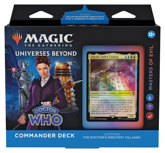 Magic: The Gathering Universes Beyond: Doctor Who Commander Deck Masters of Evil